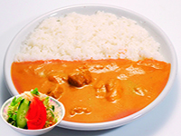 サムネイル：[195] チキンバターカレーライス/　CHICKEN BUTTER CURRY RICE